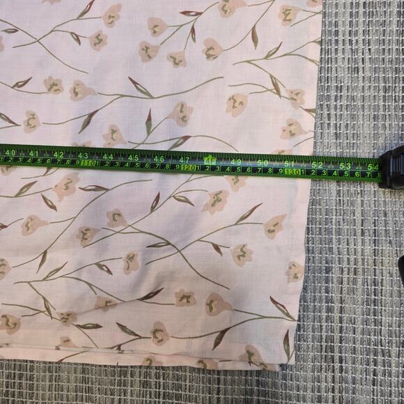 VTG Positive Influence Linen Dress 2pc Set Womens Plus 20W Cottagecore Floral - Picture 10 of 14